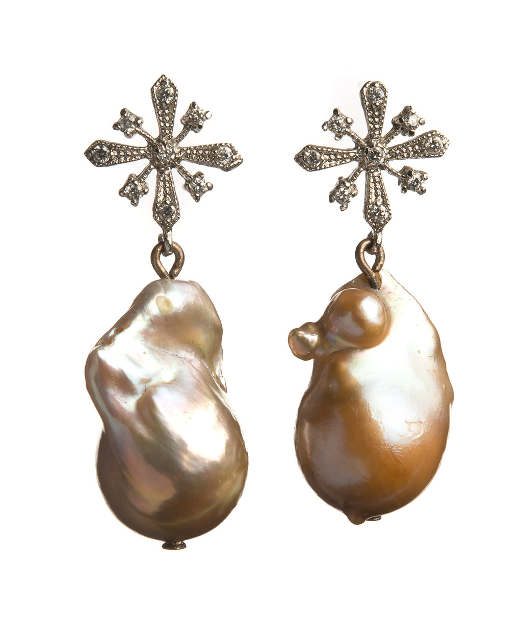 Pearl Earrings Dessa - Ava Cadiz