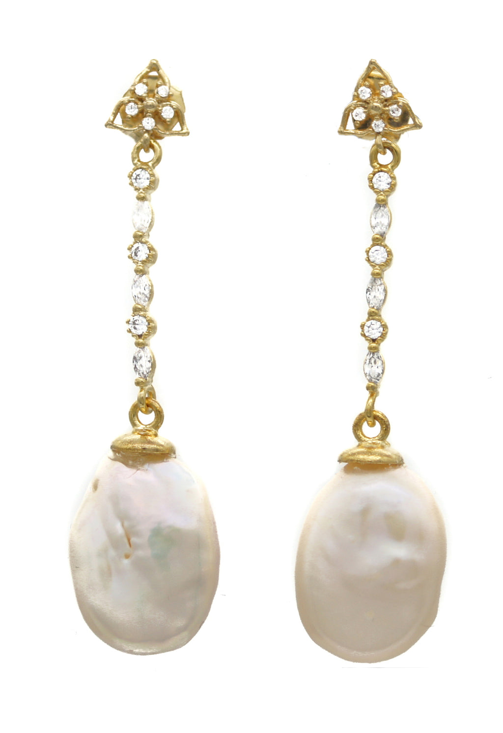Pearl Earrings Zeide - Ava Cadiz