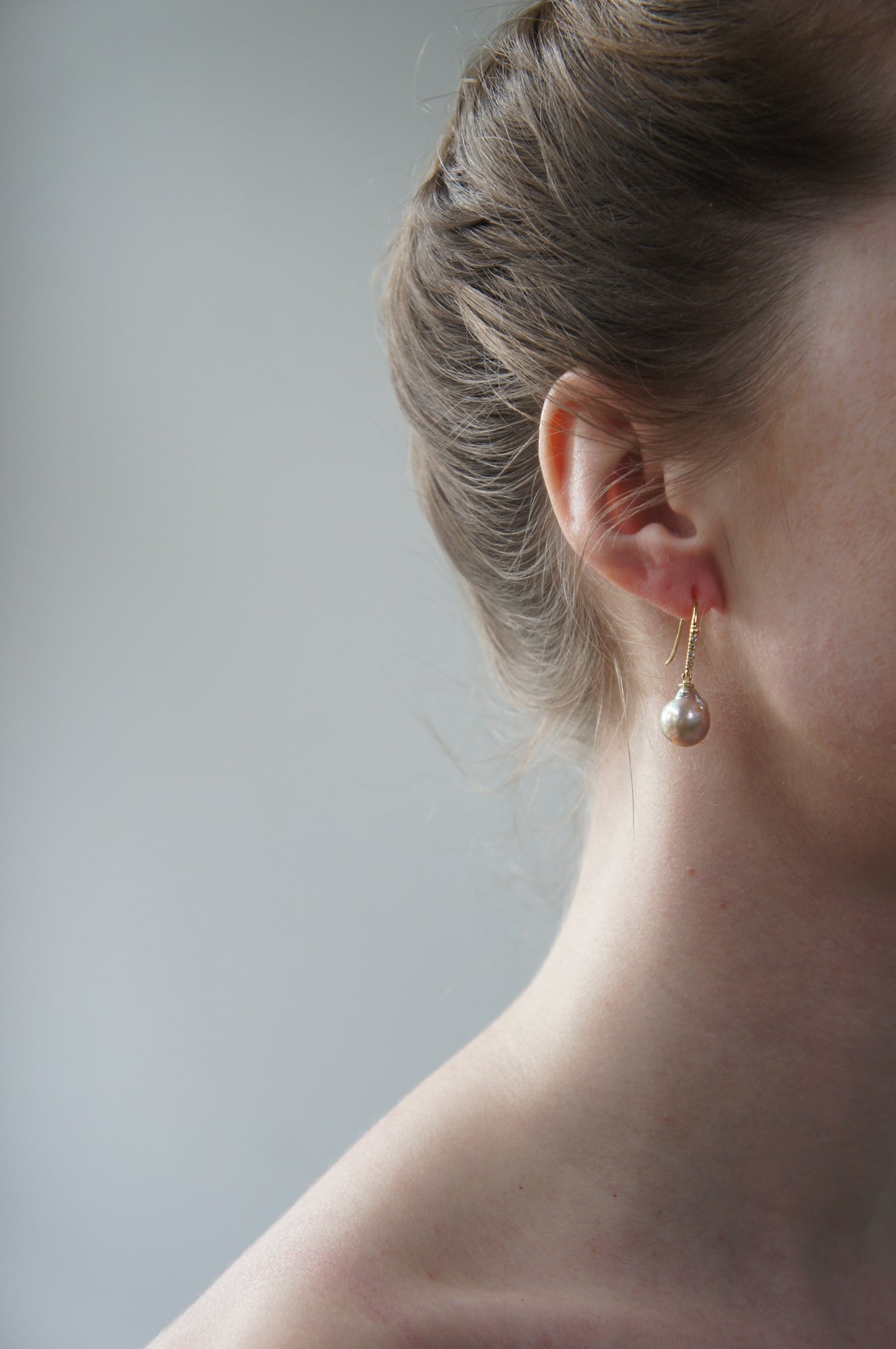 Pearl Earrings Lelah - Ava Cadiz