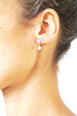 BLING BALL EARRINGS - Ava Cadiz