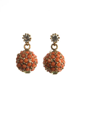 BLING BALL EARRINGS - Ava Cadiz