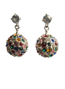 BLING BALL EARRINGS - Ava Cadiz