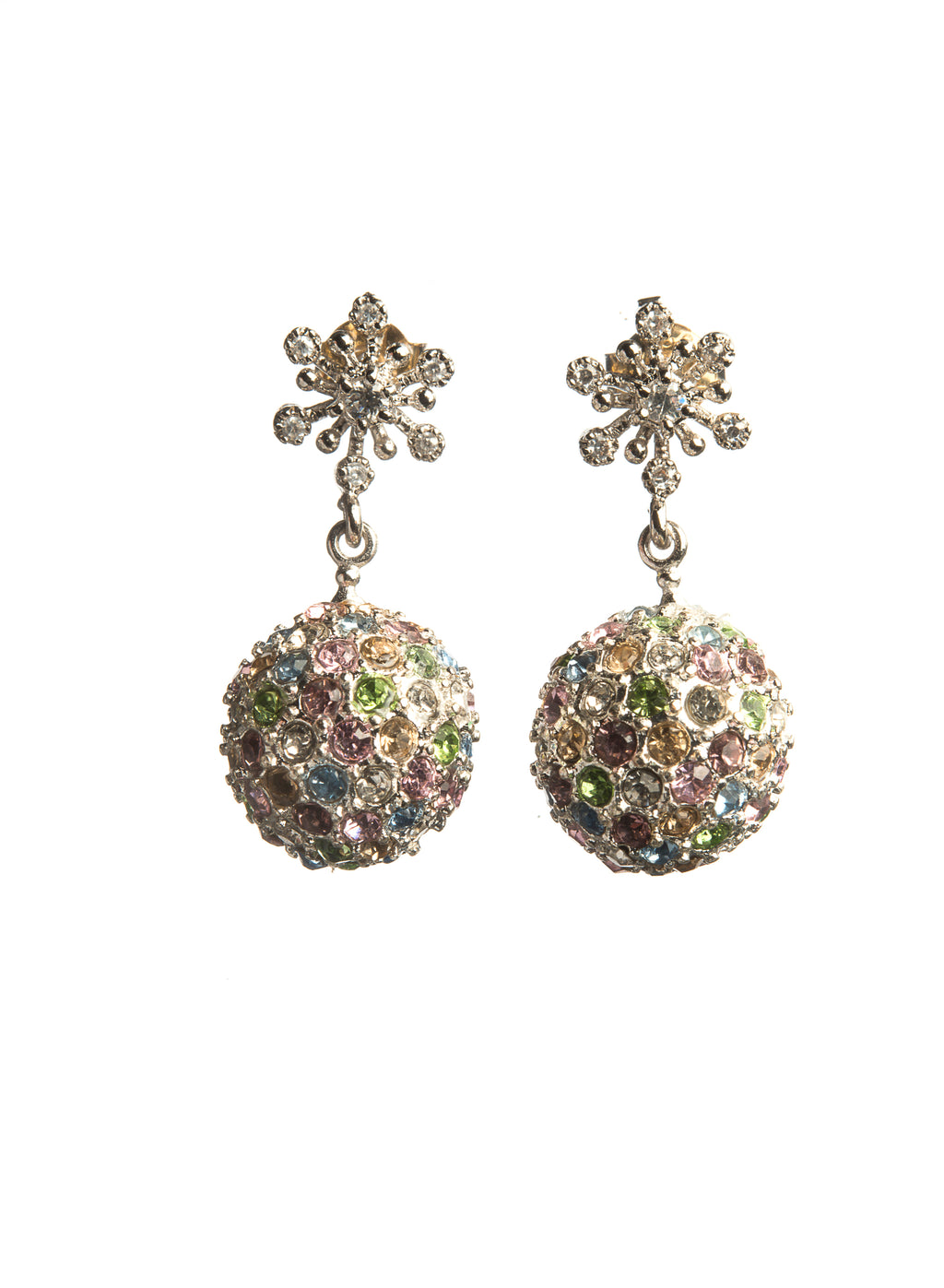 BLING BALL EARRINGS - Ava Cadiz