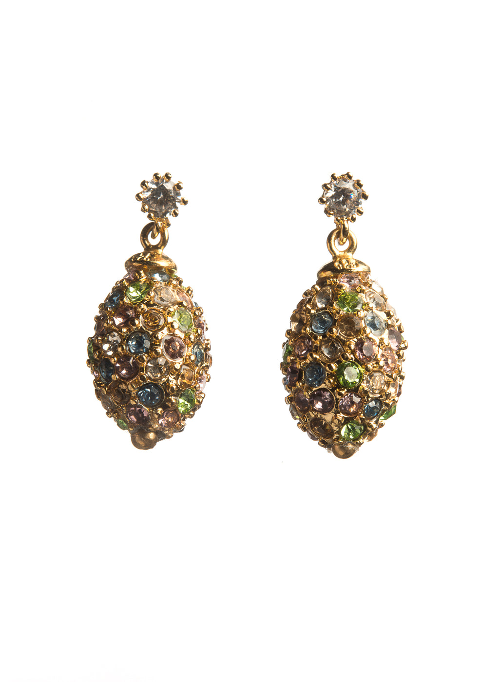 BLING BALL EARRINGS - Ava Cadiz