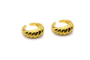 Croissant Ring in Goud of Zilver