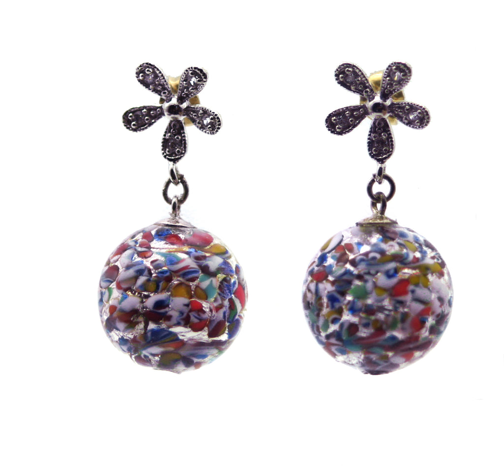 MURANO GLASS EARRINGS - Ava Cadiz